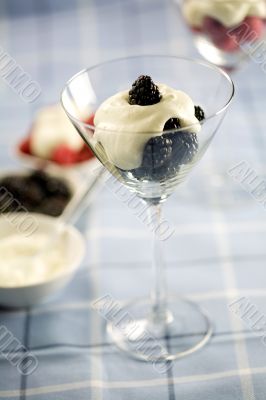 Blackberry dessert