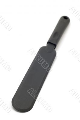 Black scoop on white