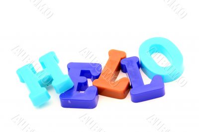 Close-up of letters. Great details !