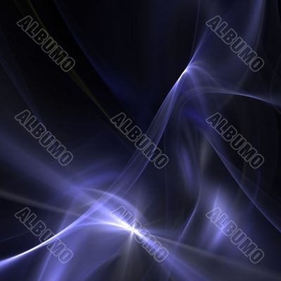 Flowing Blue Fabric Abstract