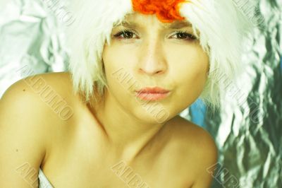 Portrait of the beautiful girl