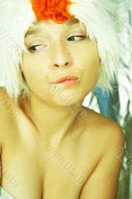 Portrait of the beautiful girl