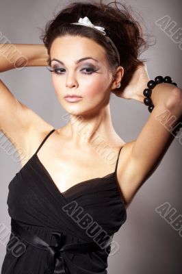 Woman with Long Brown Hair