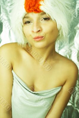 Portrait of the beautiful girl