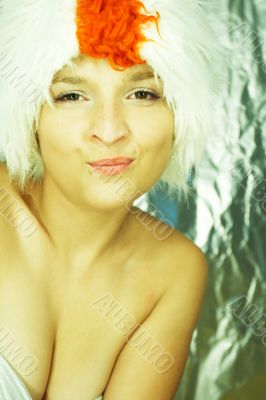 Portrait of the beautiful girl