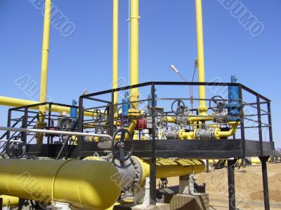 Gas industry, gas transmission system