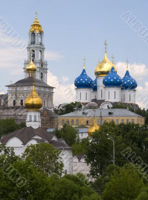 Cupola, church and cross Cupola, church and cross