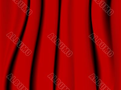 Red textile background