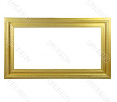 Simple wooden frame.