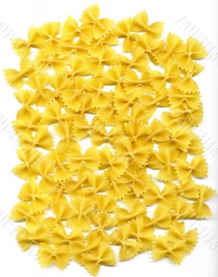 Farfalle `bow tie` italian pasta