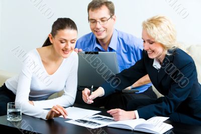 Working businessteam