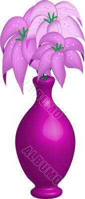 Vase with flowers