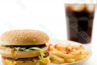 buger and fries