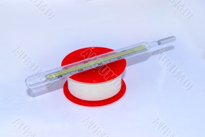 clinical thermometer and plaster-2