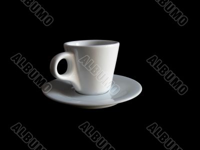 White coffee cup