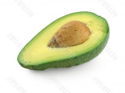 half of avocado fruit