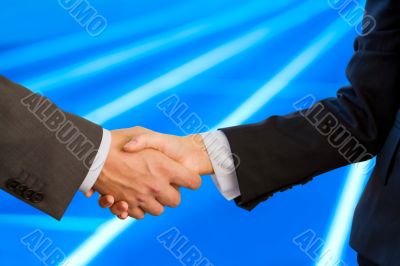 Handshake of business partners