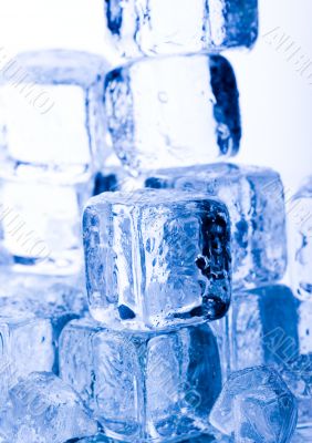 Crystals ice cubes