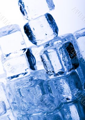 Crystals ice cubes