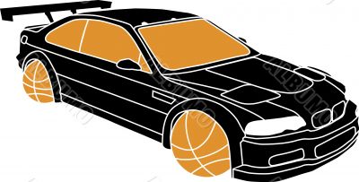 Sportscar vector