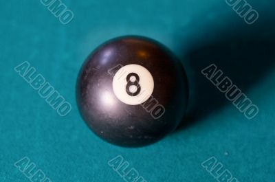 Billiard ball number eight