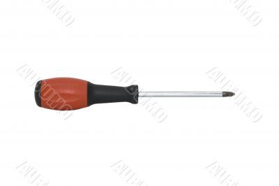 Red and black screwdriver tool