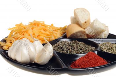 produce to fondue grated cheese garlic ground paprika origanum b