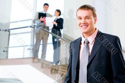 Handsome businessman