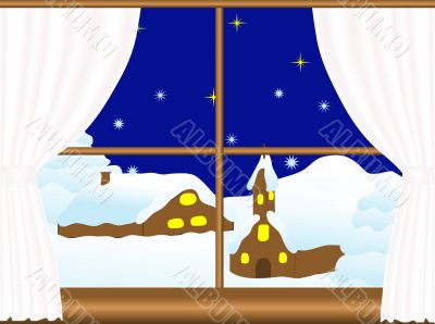 Nightly view from the window