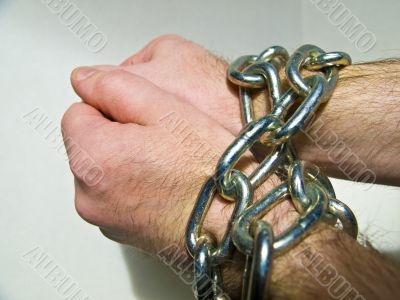 Chained hands