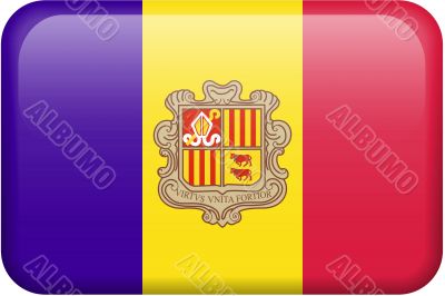 Andorran Flag Button