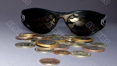 The Spectacles and coins.