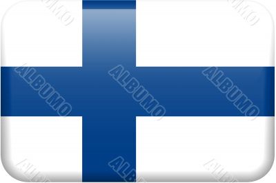 Finnish Flag Button