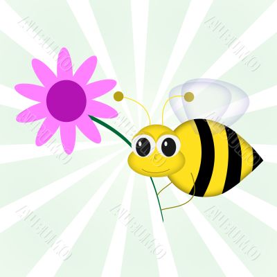 Bee and Flower