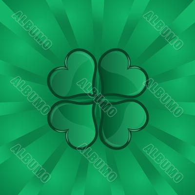 Four-leaf Clover Background