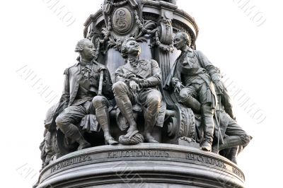 Pedestal of empress Ekaterina`s monument