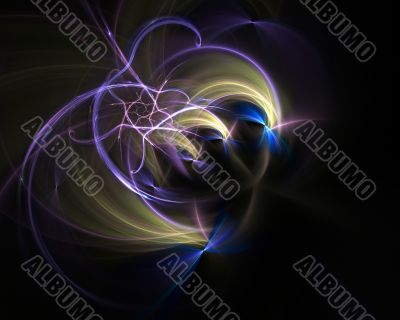 Abstract fractal background