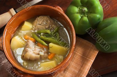 potato and meat stew