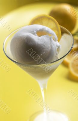 lemon sorbet