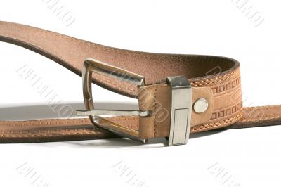Leather belt