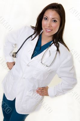 Friendly medical student Friendly medical student