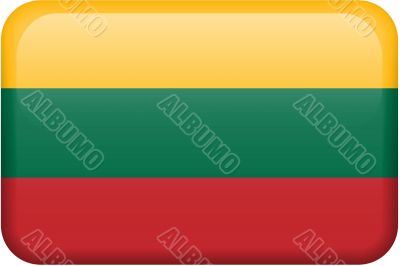 Lithuania Flag Button