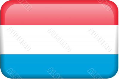 Luxembourg Flag Button