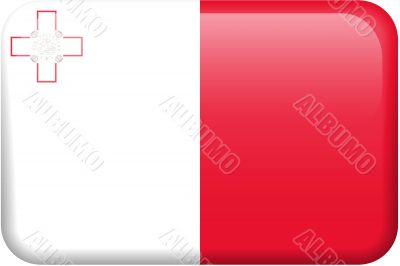 Malta Flag Button