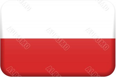 Poland Flag Button