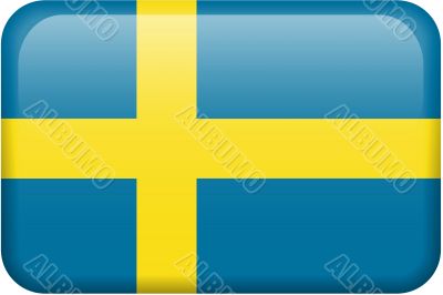 Sweden Flag Button