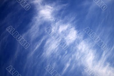 blue sky and white clouds