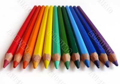 Rainbow pencils