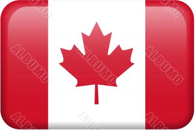 Canada Flag Button