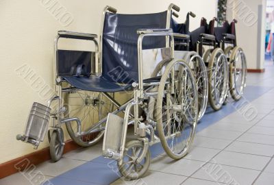 Hospital wheelchairs